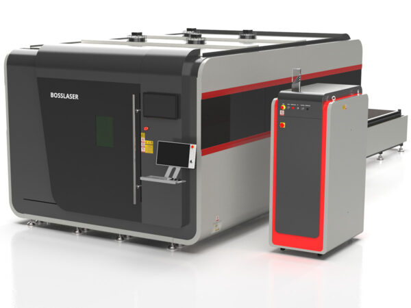 168网 Boss Laser 6012-EXT Front Closed - Fiber Metal Laser Cutter